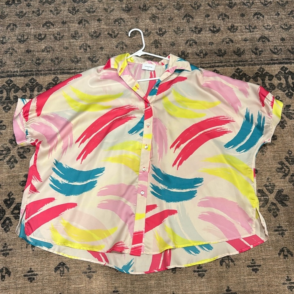 Adrienne Retro oversized Top